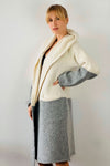 Barbara Alpaca Long Hooded Cardigan / Knitted Coat