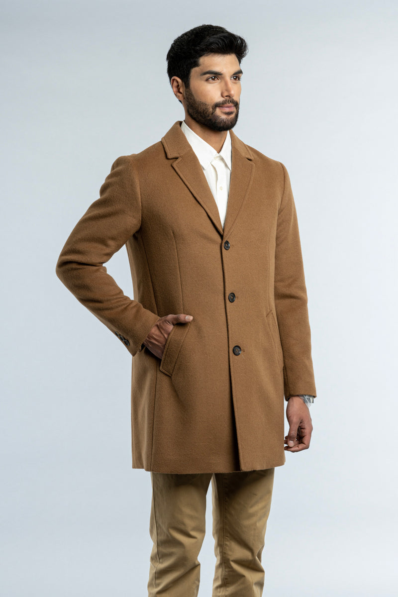 Modern Men's Baby Alpaca Top Coat