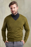 Alan V-Neck Baby Alpaca Sweater