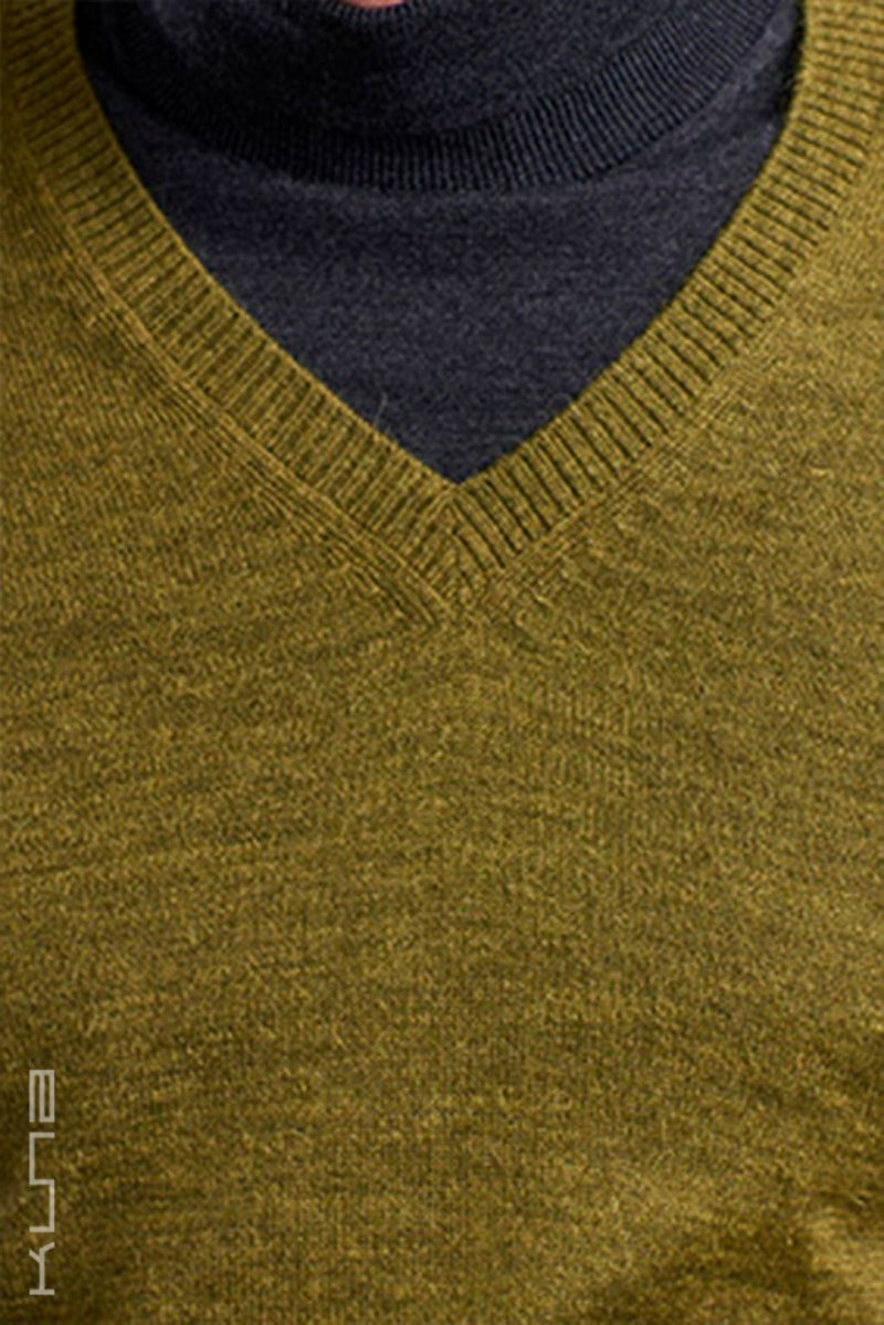Alan V-Neck Baby Alpaca Sweater