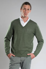 Odin V-Neck 100% CashLlama Sweater